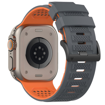 Brățară din silicon pentru Apple Watch – stil minimalist, dimensiuni ale conectorului personalizabile, cataramă cu pin, 25 g