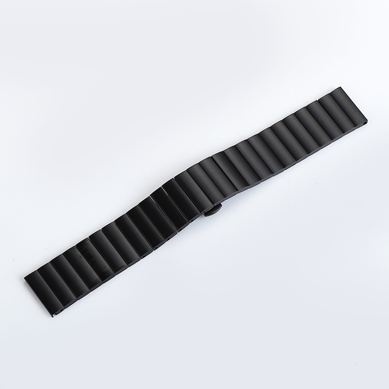 Каишка за часовник от неръждаема стомана за Samsung, Apple Watch и Huawei – 20 мм и 22 мм, катарама тип пеперуда