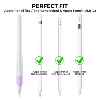 Grip din silicon pentru Apple Pencil 1–3 (USB-C) – placare cu aur, AhaStyle