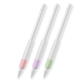 Grip din silicon pentru Apple Pencil 1–3 (USB-C) – placare cu aur, AhaStyle