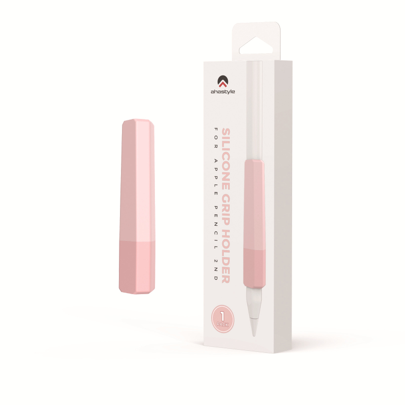 Grip din silicon pentru Apple Pencil 1–3 (USB-C) – placare cu aur, AhaStyle