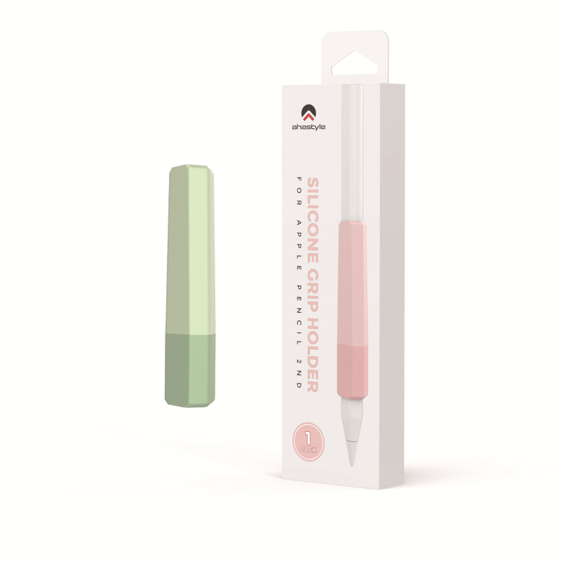 Grip din silicon pentru Apple Pencil 1–3 (USB-C) – placare cu aur, AhaStyle