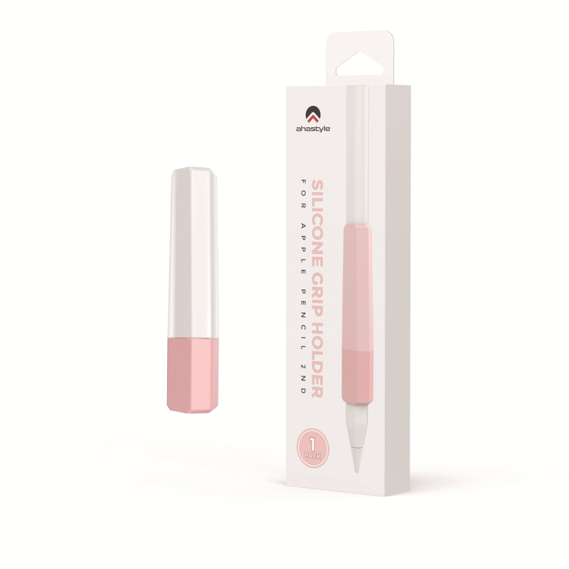 Grip din silicon pentru Apple Pencil 1–3 (USB-C) – placare cu aur, AhaStyle