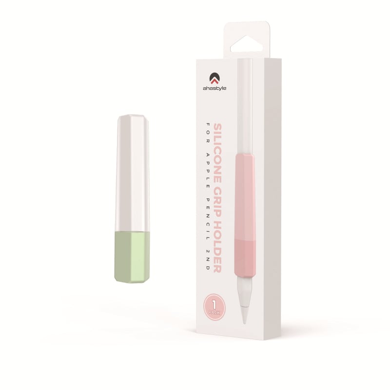 Grip din silicon pentru Apple Pencil 1–3 (USB-C) – placare cu aur, AhaStyle