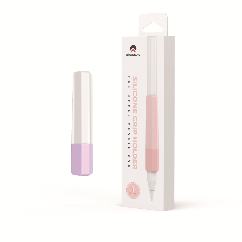 Grip din silicon pentru Apple Pencil 1–3 (USB-C) – placare cu aur, AhaStyle