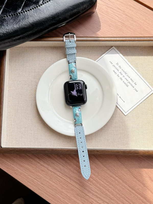 Bandă Apple Watch S10 - Aql, compatibilă cu Apple Watch, material: fibră super, stil modern