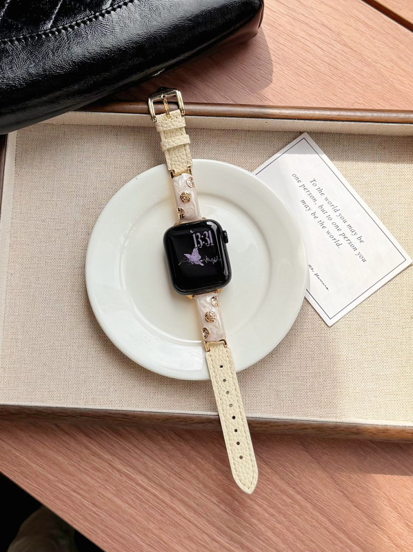 Bandă Apple Watch S10 - Aql, compatibilă cu Apple Watch, material: fibră super, stil modern