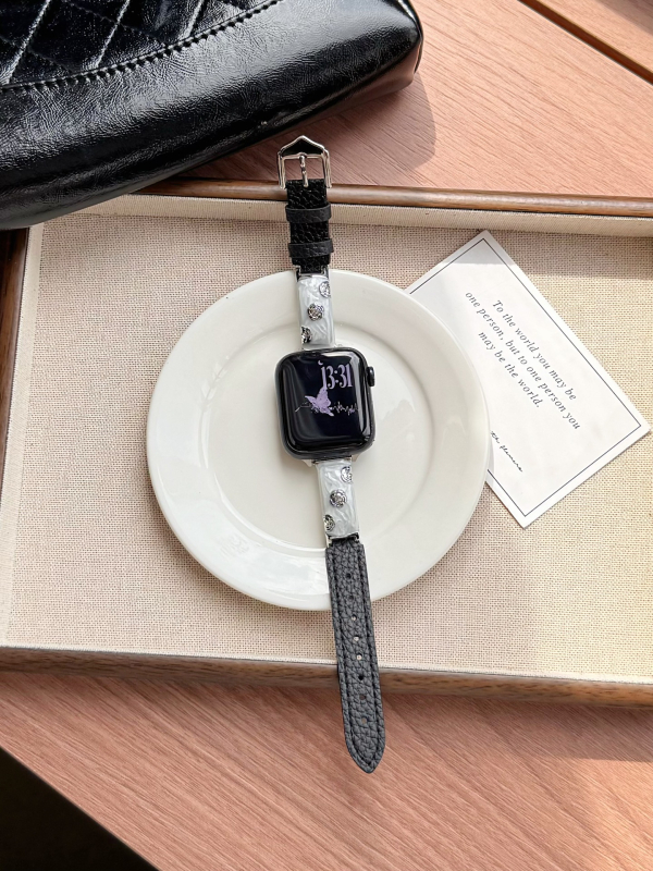 Bandă Apple Watch S10 - Aql, compatibilă cu Apple Watch, material: fibră super, stil modern