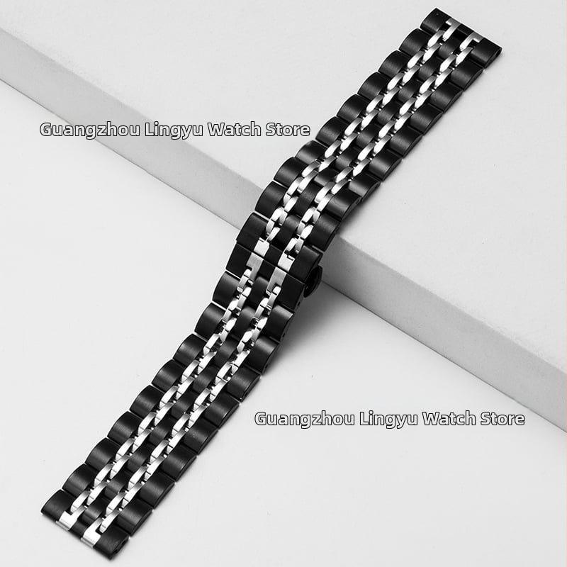 Стоманена каишка за Apple Watch, интерфейс 22 мм, съвместима с Apple/General модели, тегло 0.1