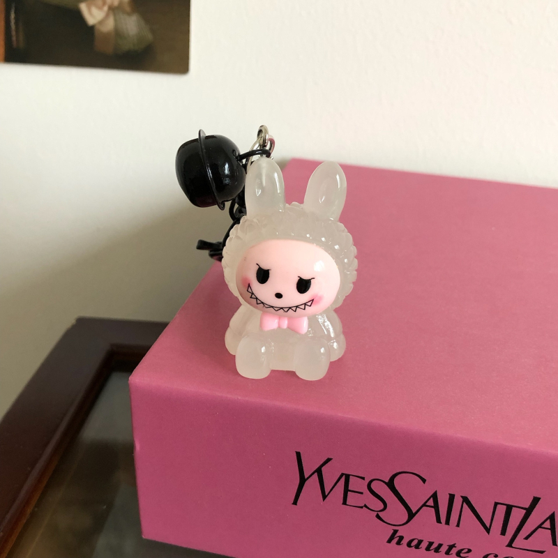 Pandantiv cheie luminos 3D din rășină, lucrat manual, stil drăguț, animale mici