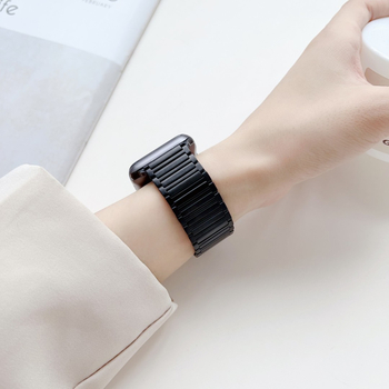 Apple Watch каишка със магнитен заден пръстен, метал, бизнес стил