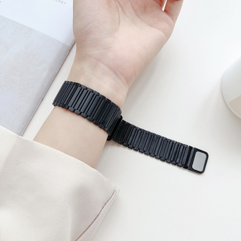 Apple Watch каишка със магнитен заден пръстен, метал, бизнес стил