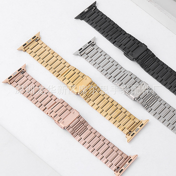 Nemesacél óraszíj integrált csattal Apple Watch 8/SE és Huawei GT3/2 kompatibil