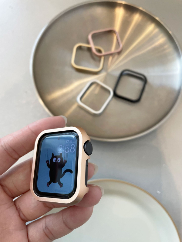 Zaštitna futrola za Apple Watch Series 7, metalni kućište od aluminijske legure za iWatch 8911 generaciju, 10Se