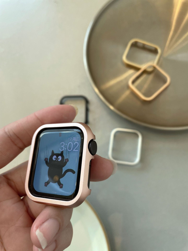Zaštitna futrola za Apple Watch Series 7, metalni kućište od aluminijske legure za iWatch 8911 generaciju, 10Se