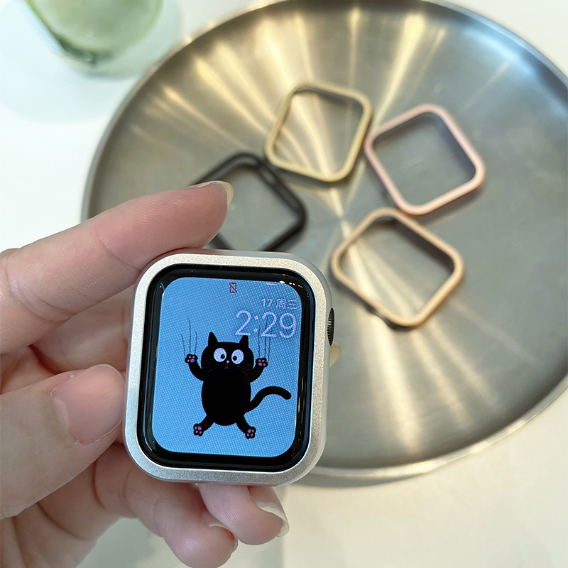 Zaštitna futrola za Apple Watch Series 7, metalni kućište od aluminijske legure za iWatch 8911 generaciju, 10Se