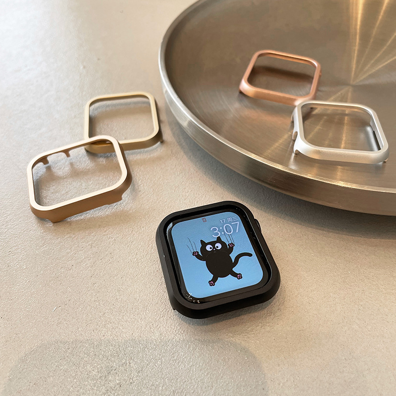 Zaštitna futrola za Apple Watch Series 7, metalni kućište od aluminijske legure za iWatch 8911 generaciju, 10Se