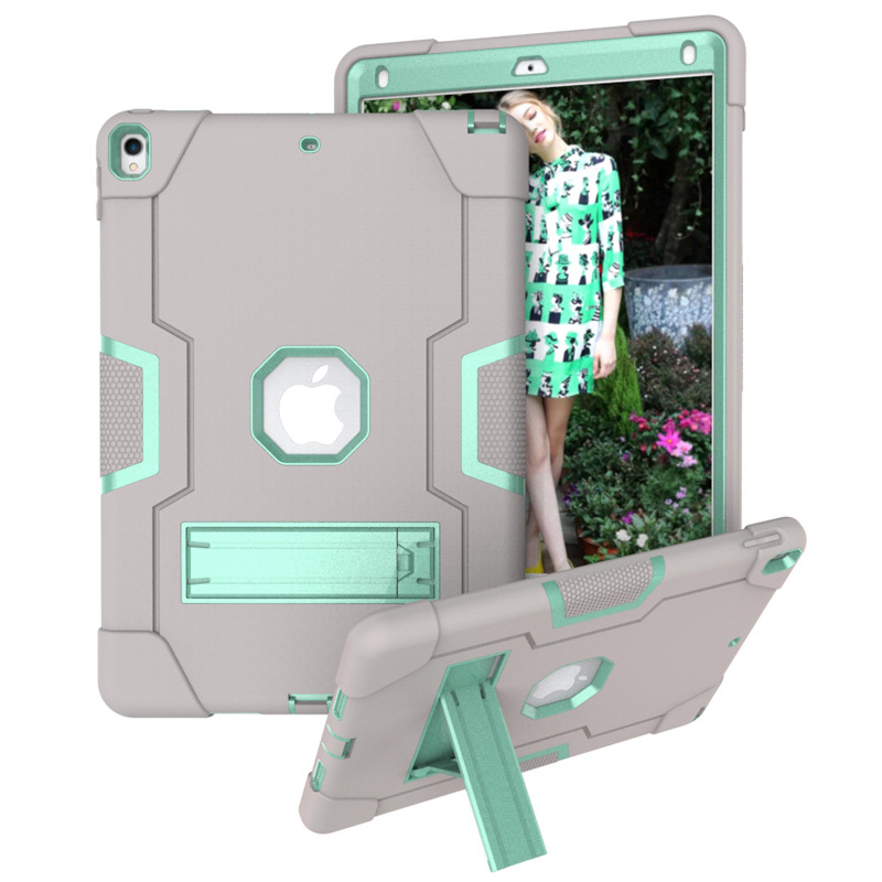 Carcasă protectoare pentru iPad Air 3 (2019) și iPad Pro – TPU, carcasă rigidă cu suport, protecție la șocuri, disipare căldură, rezistență la uzură
