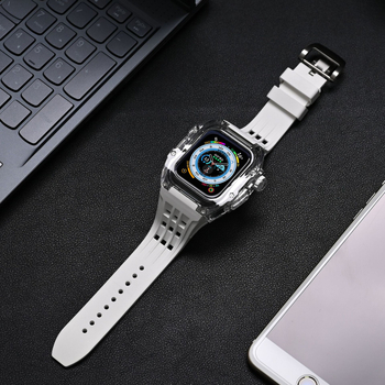Apple Watch Series 8 korpus i narukvica - gumeni remen, posebno prilagođeno sučelje, prilagodljiva veličina sučelja, objavljeno 2022