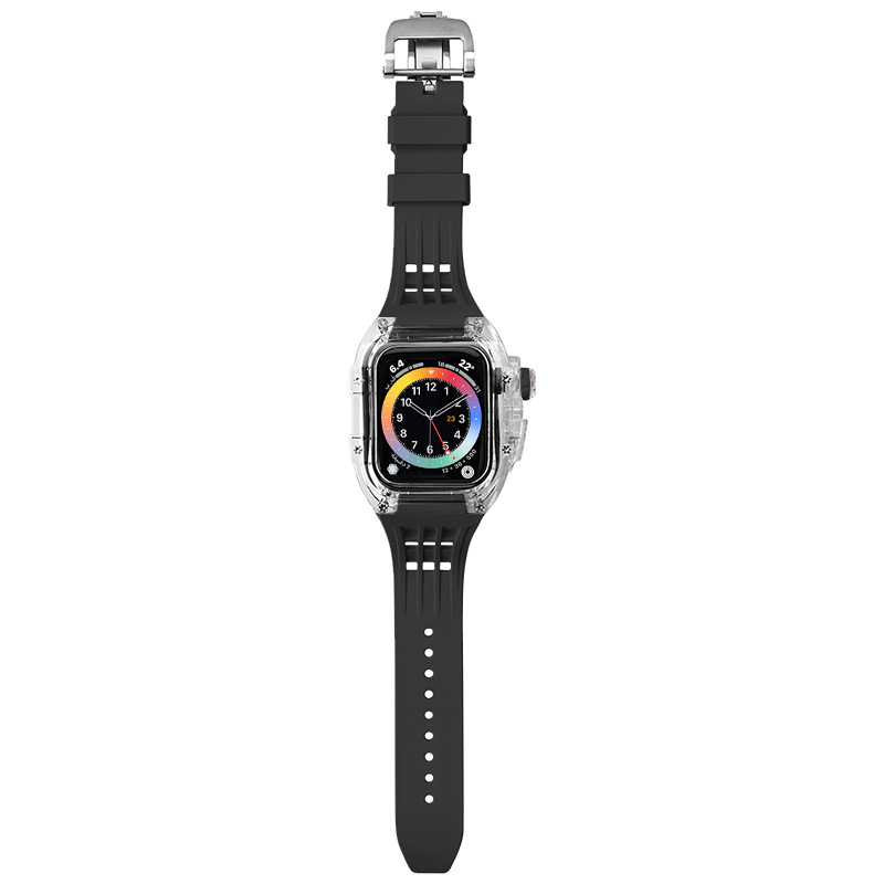Apple Watch Series 8 korpus i narukvica - gumeni remen, posebno prilagođeno sučelje, prilagodljiva veličina sučelja, objavljeno 2022
