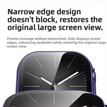 Apple Watch kaitseümbris S10 jaoks – 360° täis kaitse, tolmukindel, integreeritud ekraanikile, PC-materjal