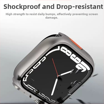 Apple Watch kaitseümbris S10 jaoks – 360° täis kaitse, tolmukindel, integreeritud ekraanikile, PC-materjal