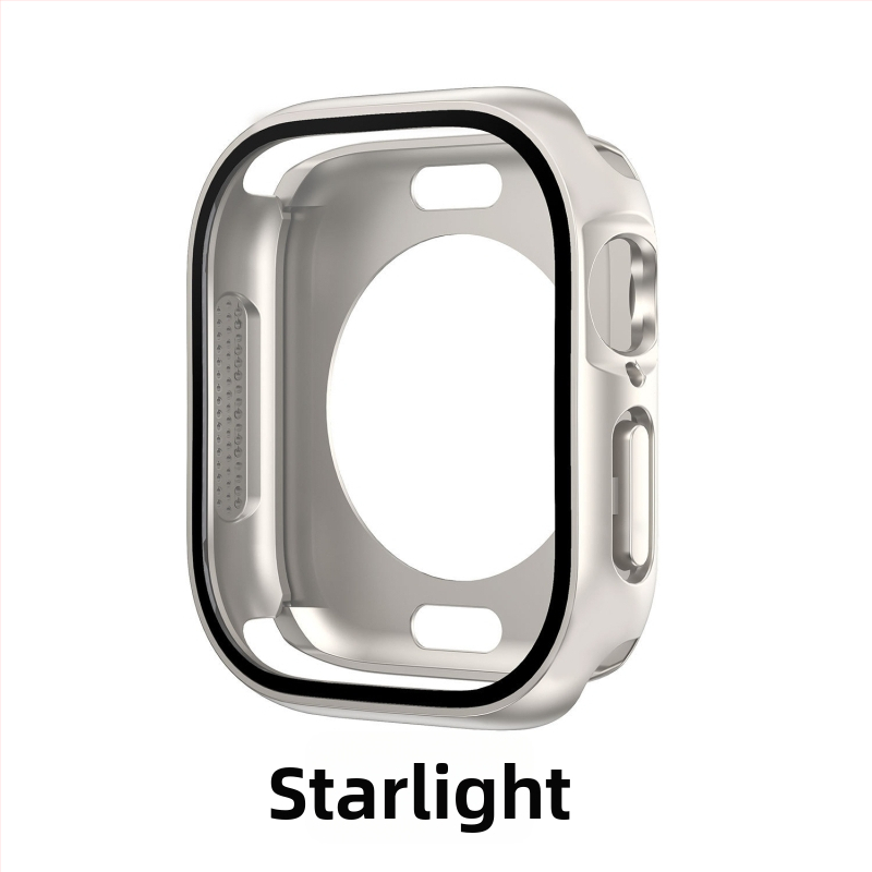 Apple Watch kaitseümbris S10 jaoks – 360° täis kaitse, tolmukindel, integreeritud ekraanikile, PC-materjal