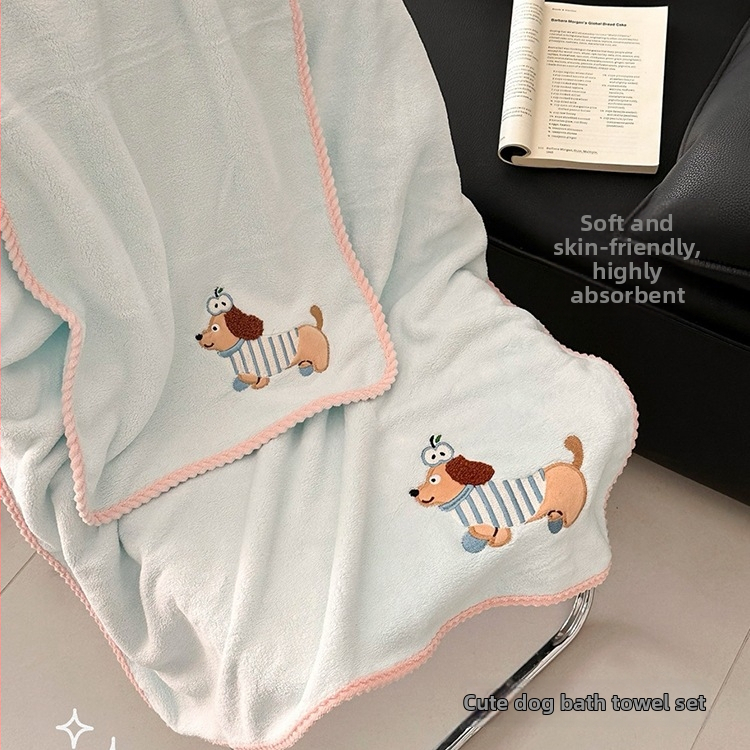 Kolm-osaline mikrokiudvannitoa rätikute komplekt juukseid kuivatava mütsiga, kerge, igaüks alla 100 g, 150D Jacquard kude