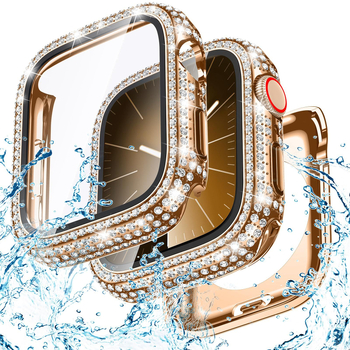 Zaštitna kutija za Apple Watch Ultra od PC-a s potpuno dijamantnom ugradnjom i integriranim tvrdom filmom