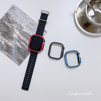 Apple Watch 8 kaitsekorpus — alumiiniumisulamist raam, metallkorpus, litsentsiga erimärk