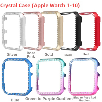 Vienos eilutės deimantinė apsauga Apple Watch — aliuminio lydinys, 6 g, ertmė metalo rėmas