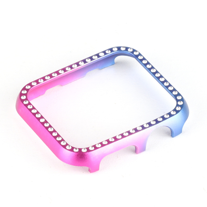 Vienos eilutės deimantinė apsauga Apple Watch — aliuminio lydinys, 6 g, ertmė metalo rėmas