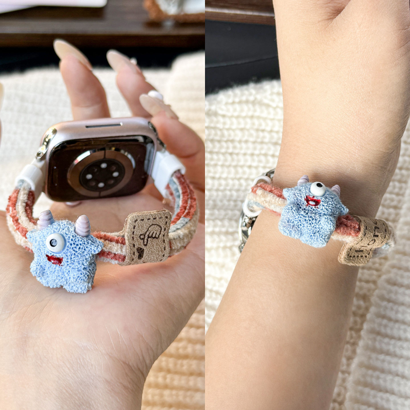 Remen za Apple Watch S9 – trakica za kosu, 12 mm sučelje, minimalistički stil, težina 10 g