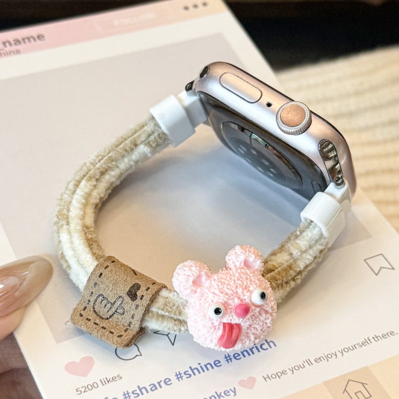 Remen za Apple Watch S9 – trakica za kosu, 12 mm sučelje, minimalistički stil, težina 10 g