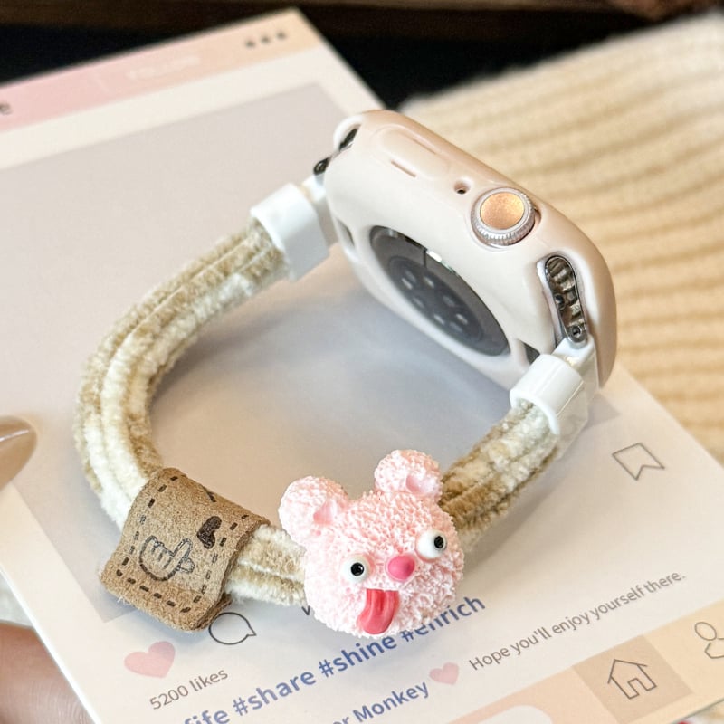 Remen za Apple Watch S9 – trakica za kosu, 12 mm sučelje, minimalistički stil, težina 10 g