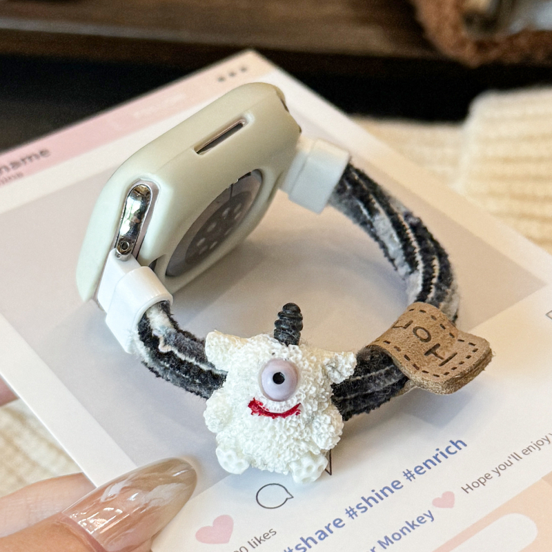 Remen za Apple Watch S9 – trakica za kosu, 12 mm sučelje, minimalistički stil, težina 10 g