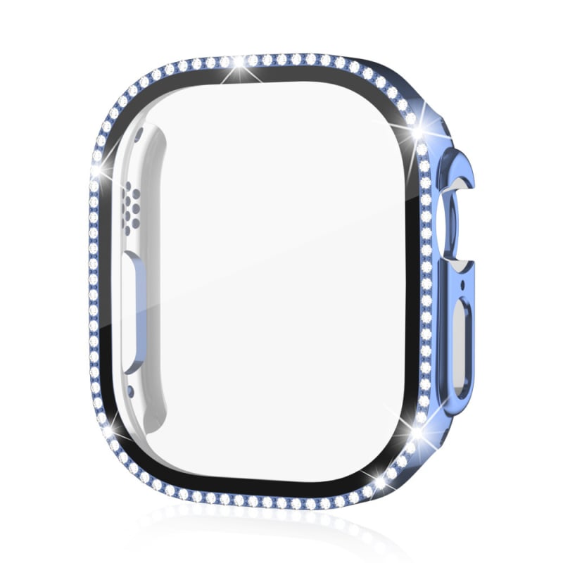 Apsauginis korpusas Apple Watch Ultra8 – platinėtas PC su deimantų akcentais ir grūdintojo plėve, OSK; Suderinamas su Apple Watch; Svoris 0.02; Išleistas 2022