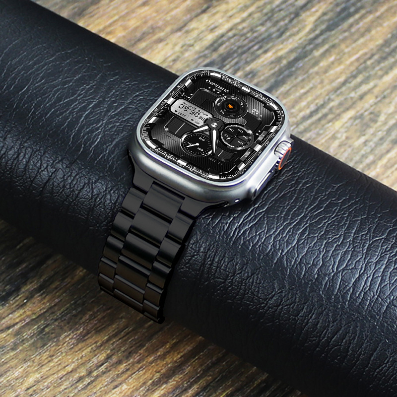 Brățară din oțel inoxidabil cu cataramă magnetică pentru Apple Watch Ultra