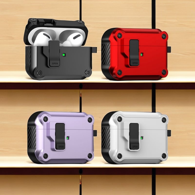 Zaštitno kućište za AirPods 4 i AirPods Pro 2 - premium mat metalni kućište