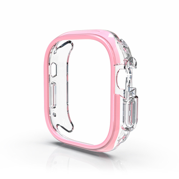 Kućište za Apple Watch Series 9, TPU+PC, polupokriven dizajn s prorezima