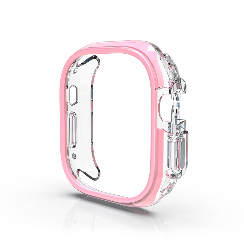 Kućište za Apple Watch Series 9, TPU+PC, polupokriven dizajn s prorezima