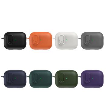 Kućište za AirPods s kožnom teksturom, sigurnosni prekidač, otpornost na padove i otiske prstiju, sveobuhvatna zaštita, PC kućište injekcijsko