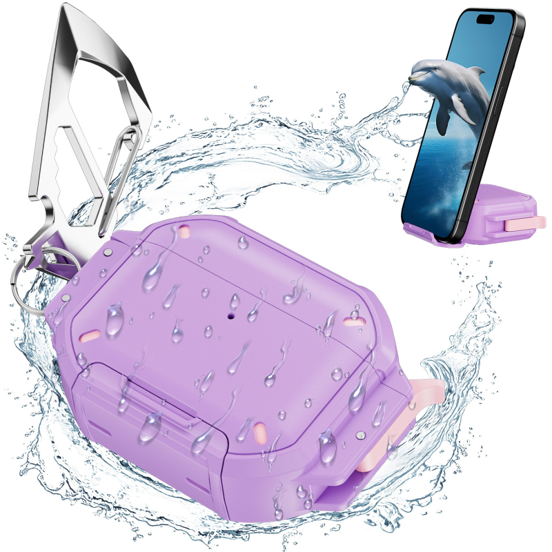 Vodootporan zaštitni kućište za AirPods Pro 3 i AirPods Pro 4, potpuno prekrivanje, Bluetooth futrola za bežične slušalice, otpornost na padove