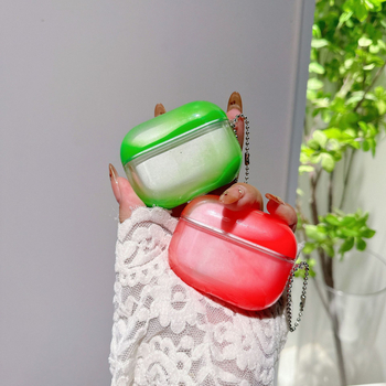 Kućište za AirPods za modele AirPods 1/2/3/4 i AirPods Pro 3, pijeskoviti efekt i noćno svijetleći dizajn, TPU+PC materijal, injekcijsko prešanje, kompatibilno s Apple