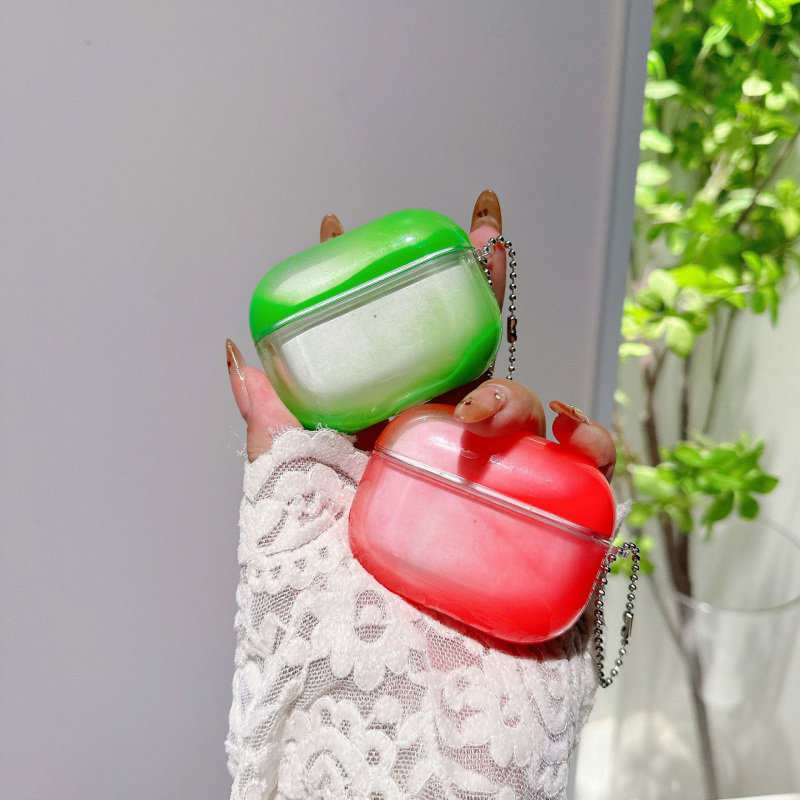 Kućište za AirPods za modele AirPods 1/2/3/4 i AirPods Pro 3, pijeskoviti efekt i noćno svijetleći dizajn, TPU+PC materijal, injekcijsko prešanje, kompatibilno s Apple