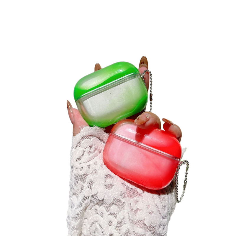 Kućište za AirPods za modele AirPods 1/2/3/4 i AirPods Pro 3, pijeskoviti efekt i noćno svijetleći dizajn, TPU+PC materijal, injekcijsko prešanje, kompatibilno s Apple