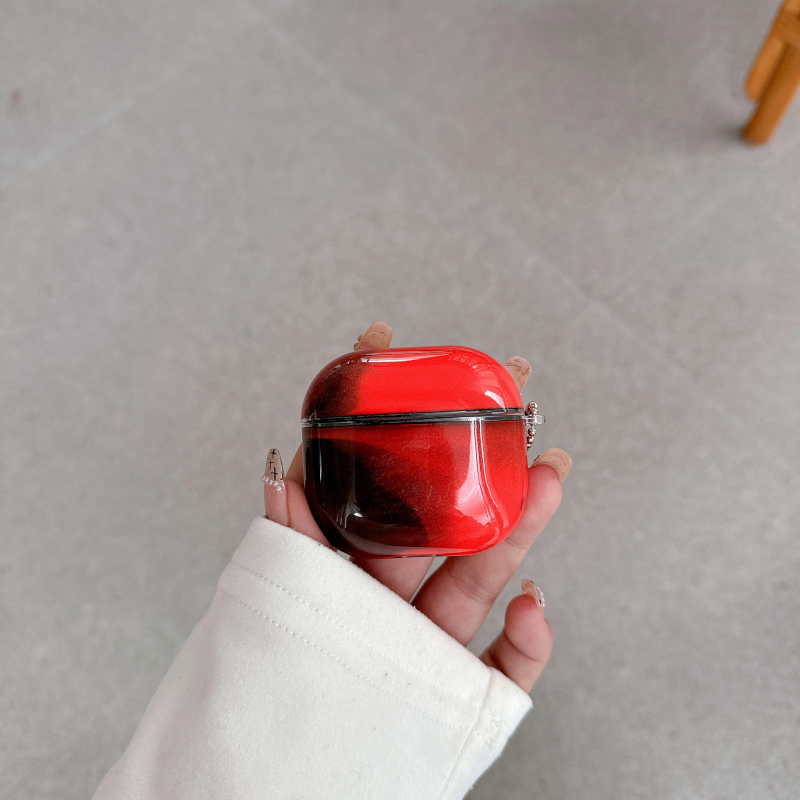 Kućište za AirPods za modele AirPods 1/2/3/4 i AirPods Pro 3, pijeskoviti efekt i noćno svijetleći dizajn, TPU+PC materijal, injekcijsko prešanje, kompatibilno s Apple