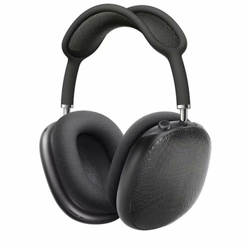 Θήκη Bluetooth για AirPods Max από PU+PC, μοτίβο κροκοδειλίου, τύπος πίσω καλύμματος, φινίρισμα Hand-Foil