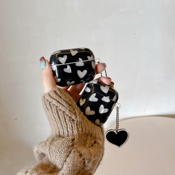 TPU mekana futrola za AirPods 4. generacije / Pro 2. generacije, s uzorkom školjke i crtanim otisnom