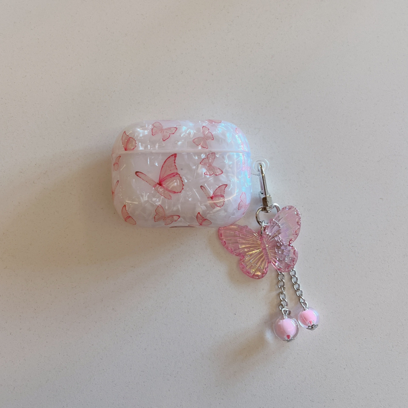 TPU mekana futrola za AirPods 4. generacije / Pro 2. generacije, s uzorkom školjke i crtanim otisnom